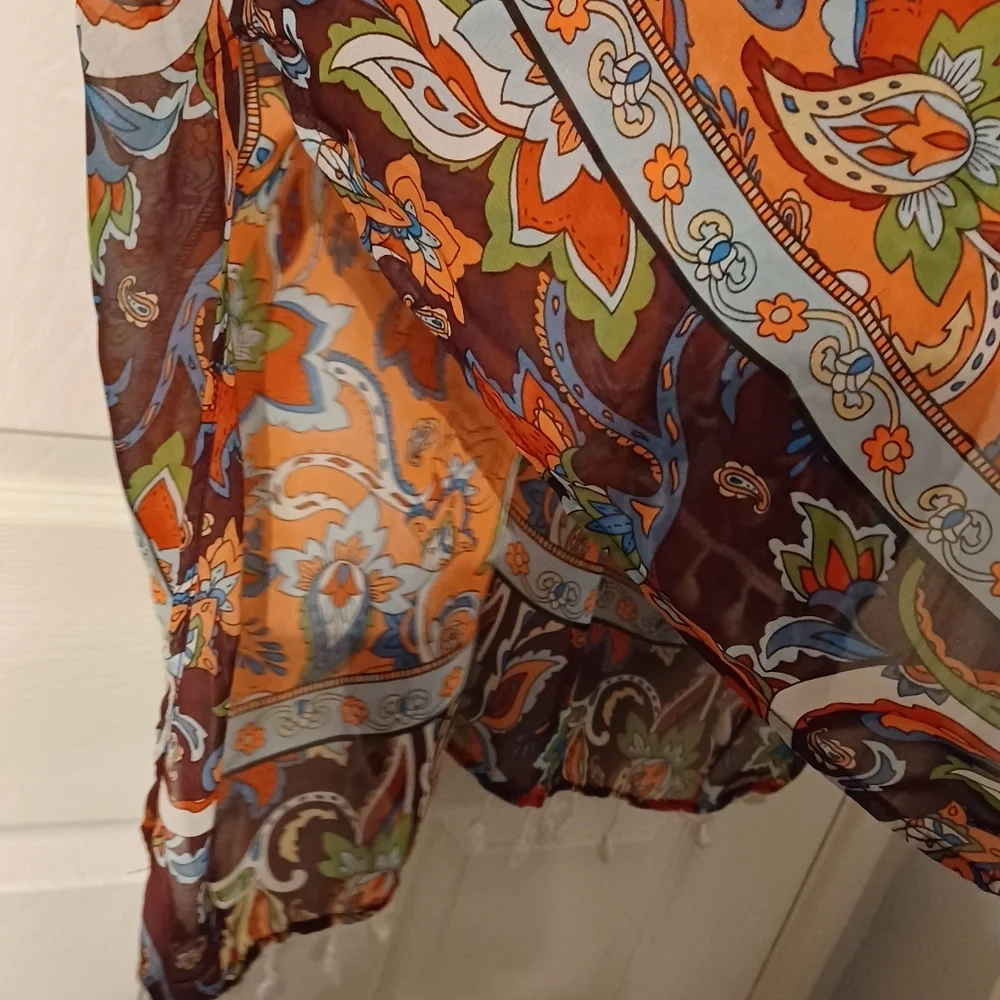 💰Bohemian Paisley Floral Kimono - Picture 5 of 8